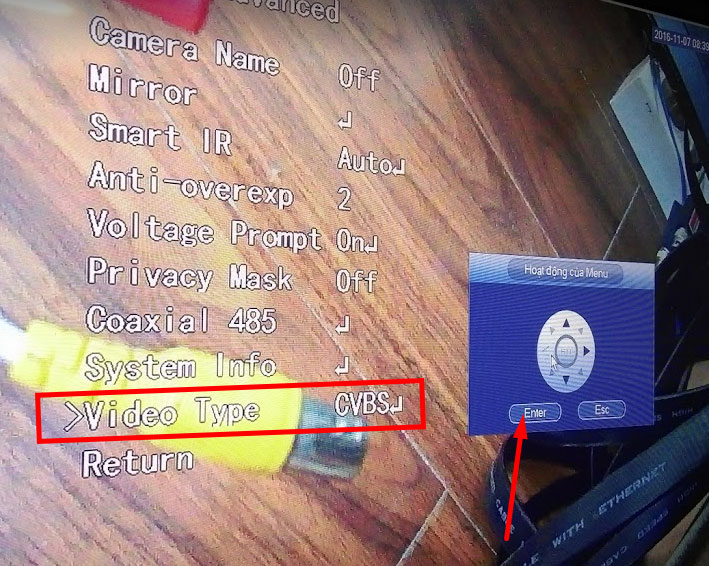 Chuyển đổi chế độ ghi hình 4 in 1 Analog/AHD/TVI/CVI