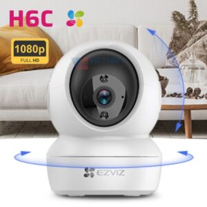 Camera Ezviz H6C 2MP 1080P wifi không dây, đàm thoại 2 chiều, hồng ngoại 10m